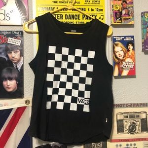 vans checkered tank ✨